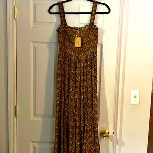 NATURAL LIFE Hippie Boho Maxi Dress NWT!!